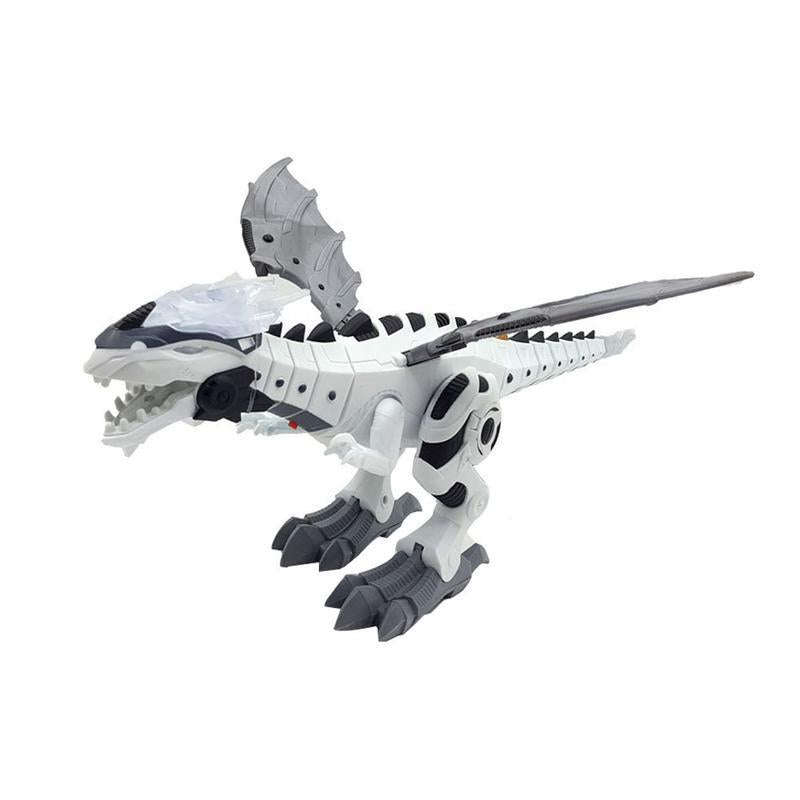 Mechanical Toys White Spray Electric Dinosaur Mechanical Pterosaur Dinosaur World Toy Dinosaur Mo...