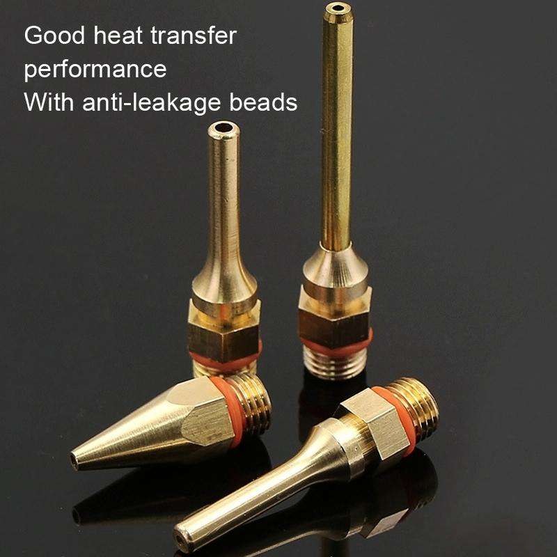 Hot Melt Glue Tool Copper Nozzle Fine Hole Dispensing Head, Size: 2.0x50mm
