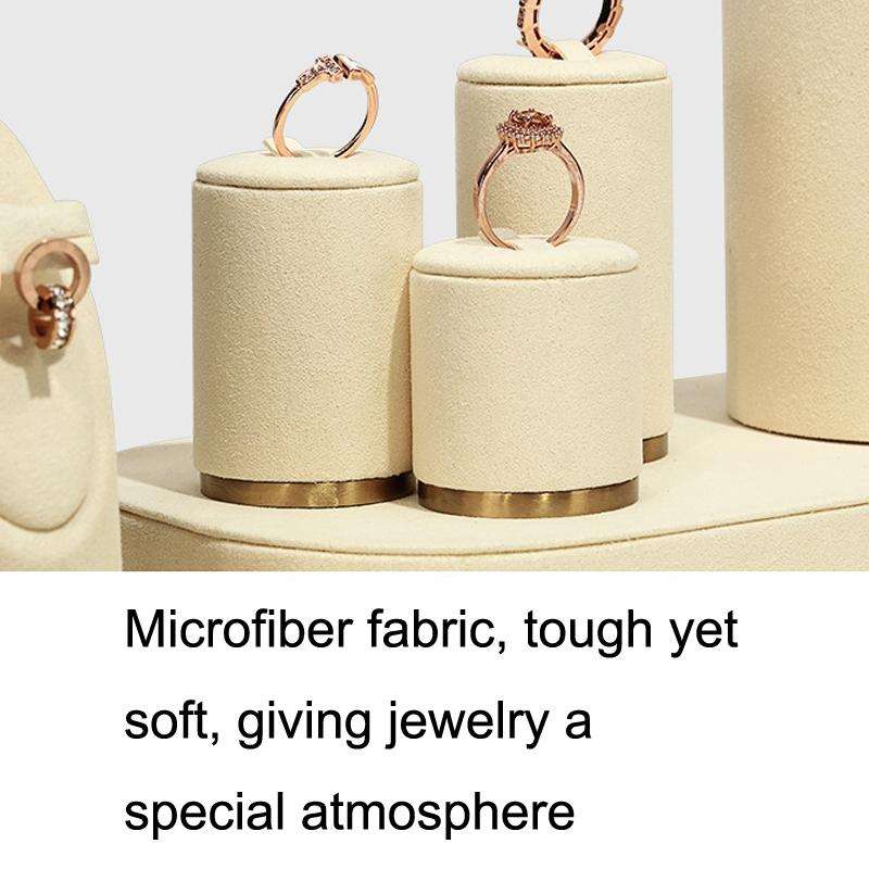 9x7.5x5.5cm Oval Bracelet Seat Window Jewelry Display Props Necklace Earrings Ring Jewelry Stand