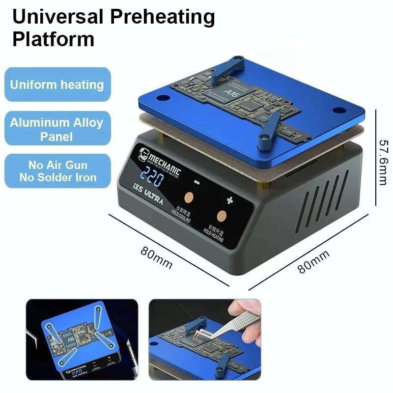 Mechanical IX5 Ultra Universal Preheating Platform for Motherboard Repair, Plug:EU