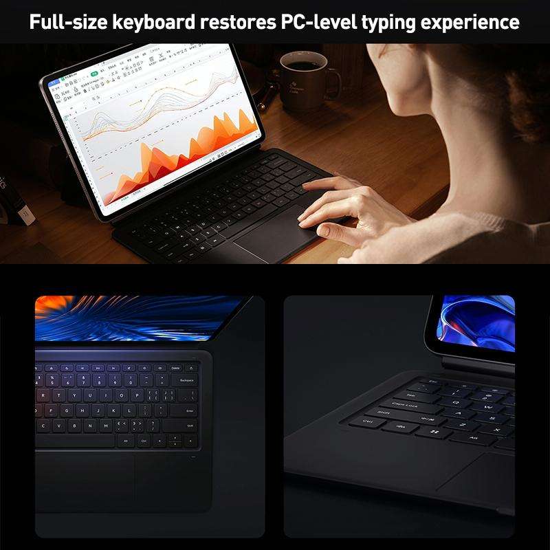 Original For Xiaomi Pad 6 Max 14 Intelligent Touch Pad Keyboard(Black)