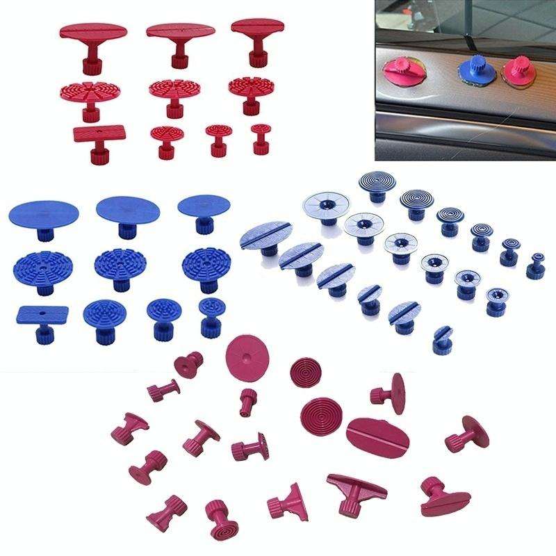 56 in 1 Auto PDR Plastic Ding Glue Tabs Paintless Dent Removal Car Repair Tools Kits Glue Puller ...