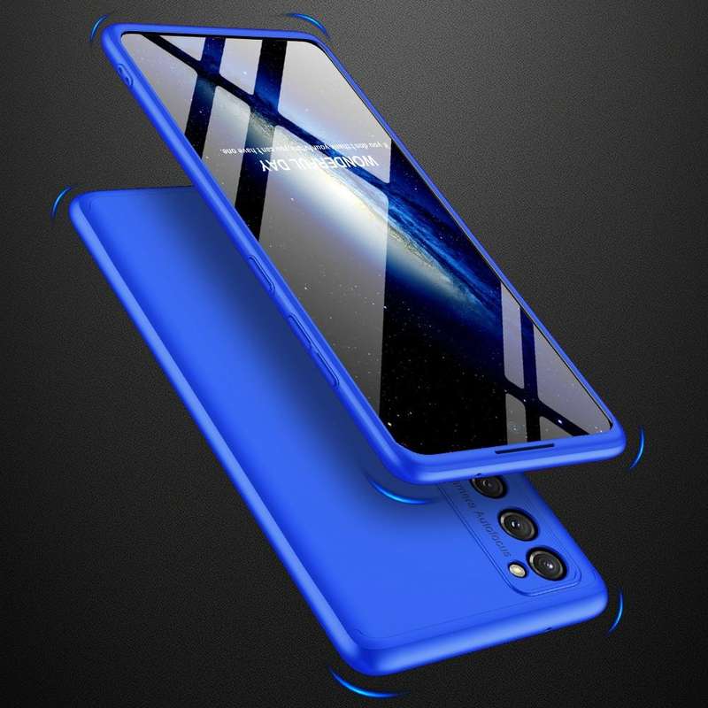 For Samsung Galaxy S20 FE GKK Three Stage Splicing Full Coverage PC Protective Case(Blue)