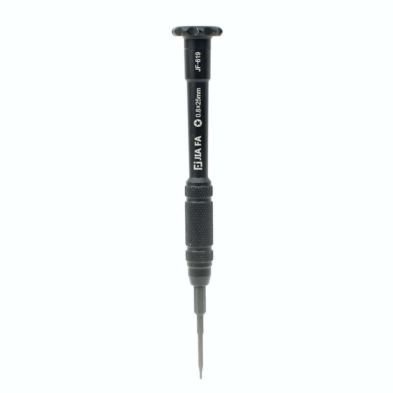 JIAFA JF-619-0.8 Pentalobe 0.8 x 30mm Screwdriver for iPhone Charging Port Screws(Black)