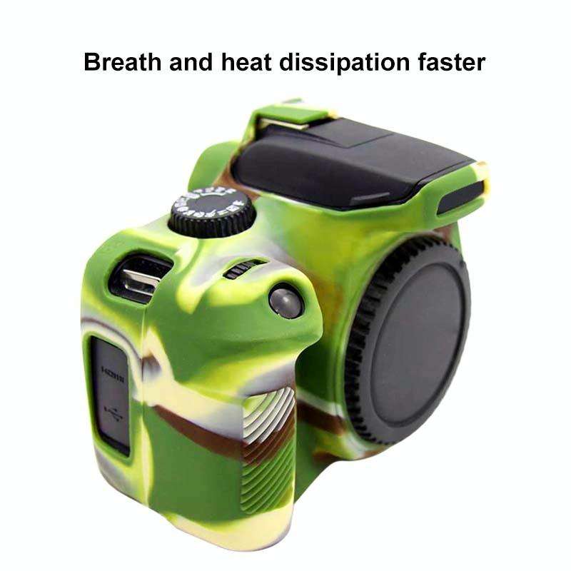 PULUZ Soft Silicone Protective Case for Canon EOS 3000D / 4000D(Camouflage)