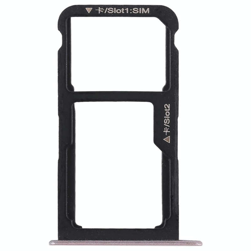 SIM Card Tray + SIM Card Tray / Micro SD Card for Huawei P9 Lite(Pink)