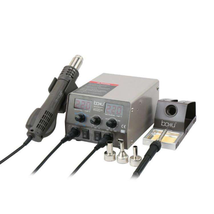 BAKU BA-602D+ Welding Station Set Dual Digital Display Mobile Phone Repair Tin Welding Tool, Spec...