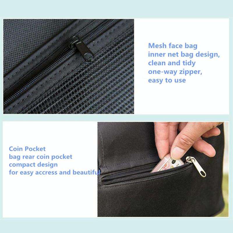 Baby Stroller Bag Mummy Bag Stroller Accessories Hanging Bag(Black)