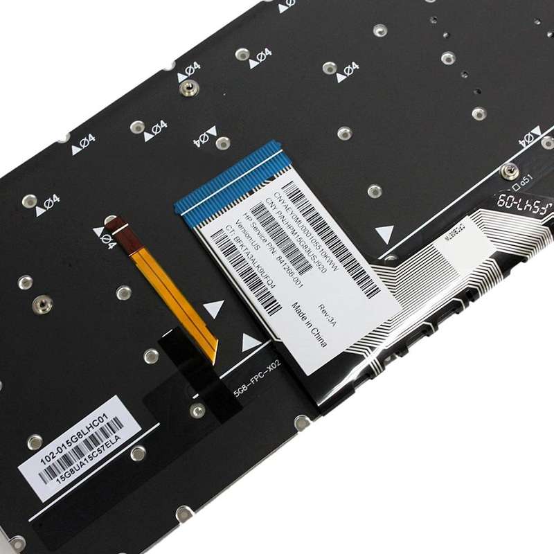 For HP Spectre 15-AP US Version Laptop Backlight Keyboard(Silver)