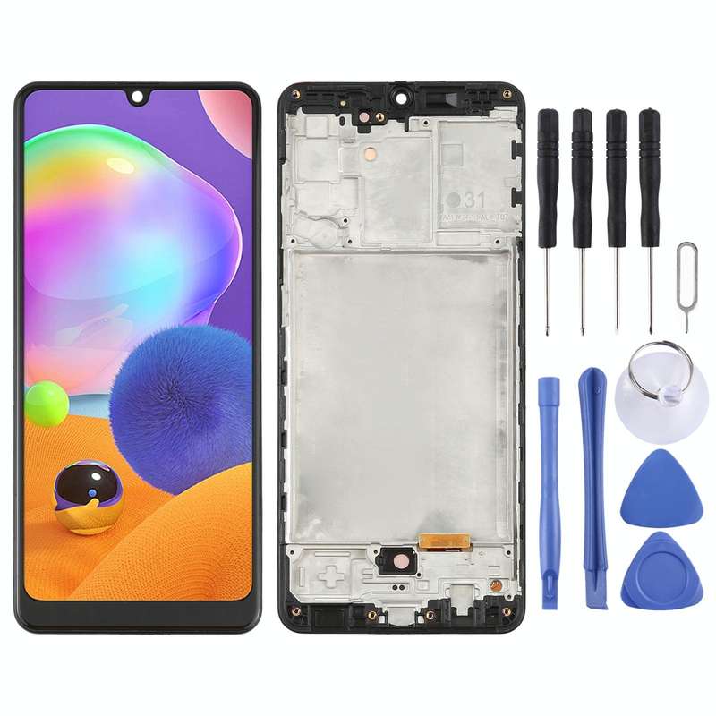 OLED LCD Screen for Samsung Galaxy A31 SM-A315 (6.33 inch) With Digitizer Full Assembly with Fram...