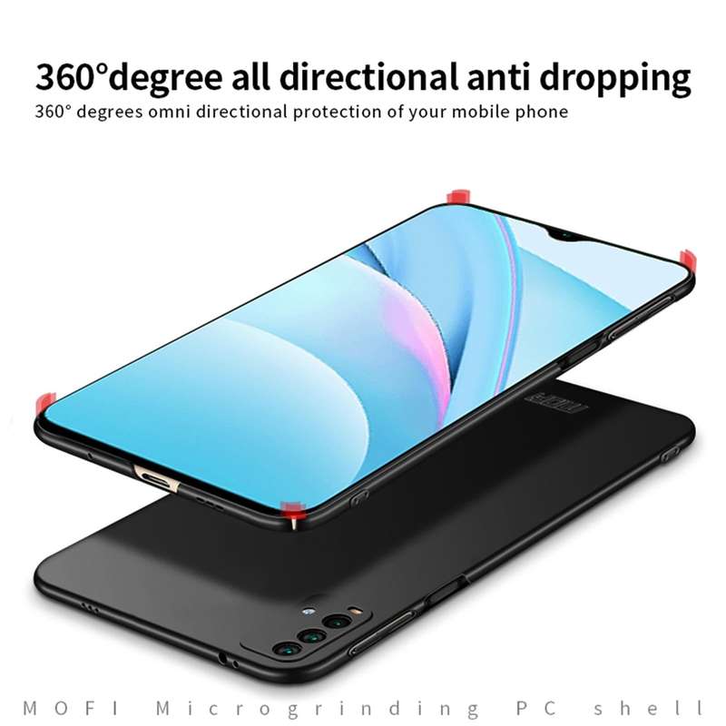 For Xiaomi Redmi 9T / Note9 4G / 9 Power MOFI Frosted PC Ultra-thin Hard Case(Black)