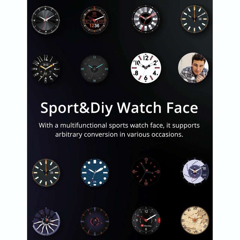 Lokmat ATTACK 1.28 inch TFT LCD Screen Smart Watch, Support Sleep Monitor / Heart Rate Monitor / ...