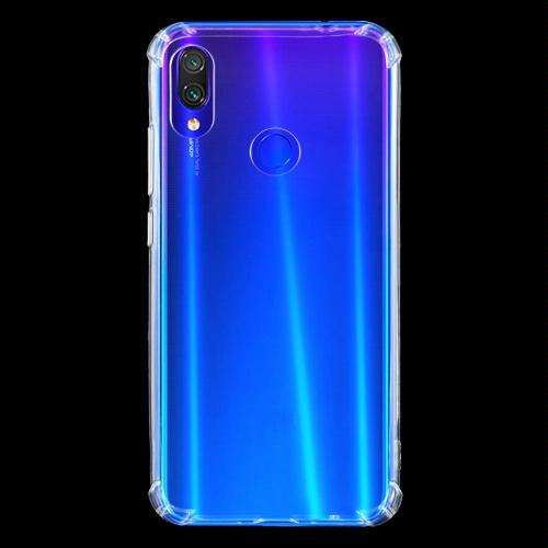 For Xiaomi Redmi Note 7 Four-Corner Shockproof Ultra-Thin Transparent TPU Case