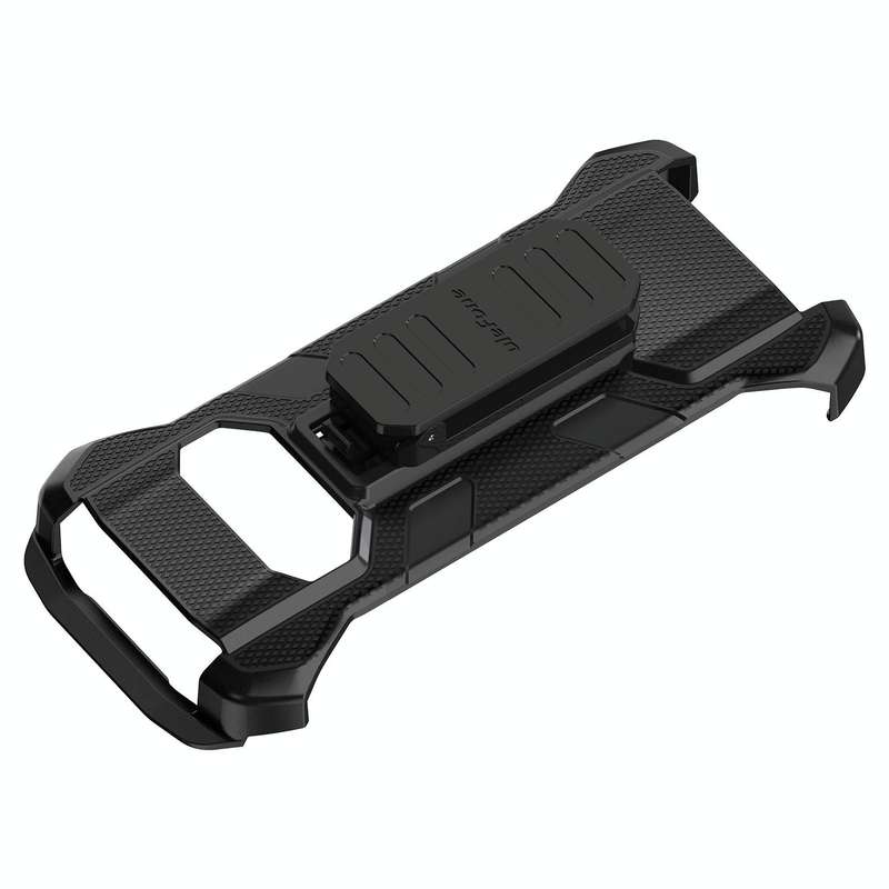 For Ulefone Power Armor 15 Ulefone Back Clip Phone Case with Carabiner (Black)