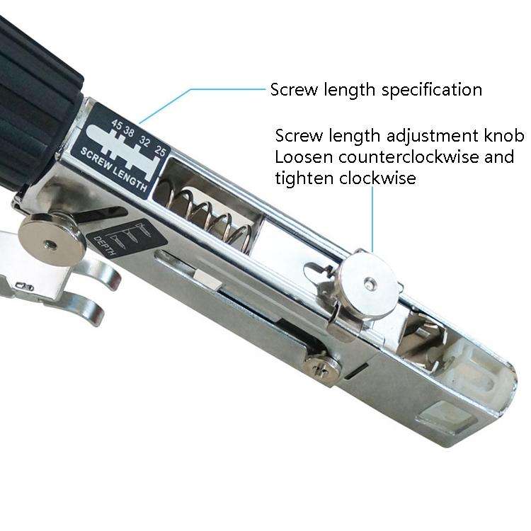JieLi Chain Belt Screw Converter Electric Screwdriver On Gypsum Board Tool With 50 Chains Strap