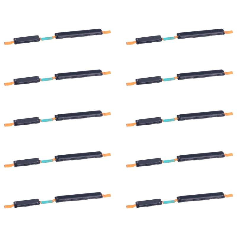 For Samsung Galaxy A05 SM-A055F 10pcs Original Power Button and Volume Control Button (Black)