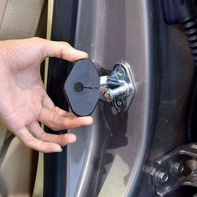 4 PCS Car Door Lock Buckle Decorated Rust Guard Protection Cover for Chevrolet Malibu Aveo Cruze ...