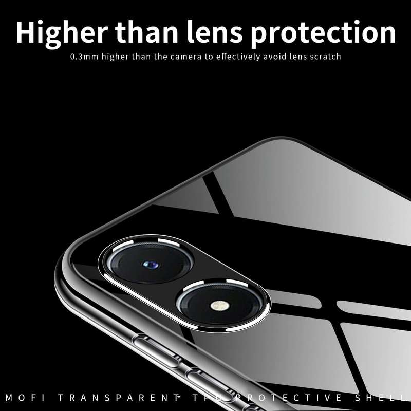 For vivo Y02s MOFI Ming Series Ultra-thin TPU Phone Case(Transparent)