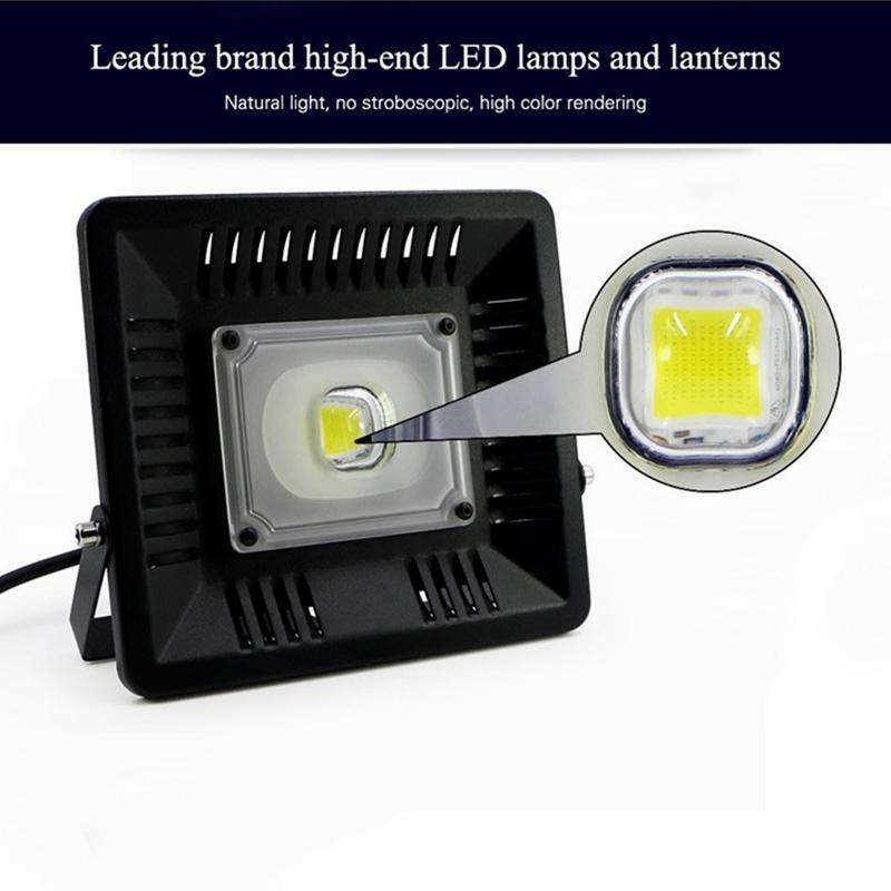 30W Waterproof 3000K Warm White Light LED Floodlight Lamp, Luminous Flux: > 2400LM, PF > 0.9, RA ...