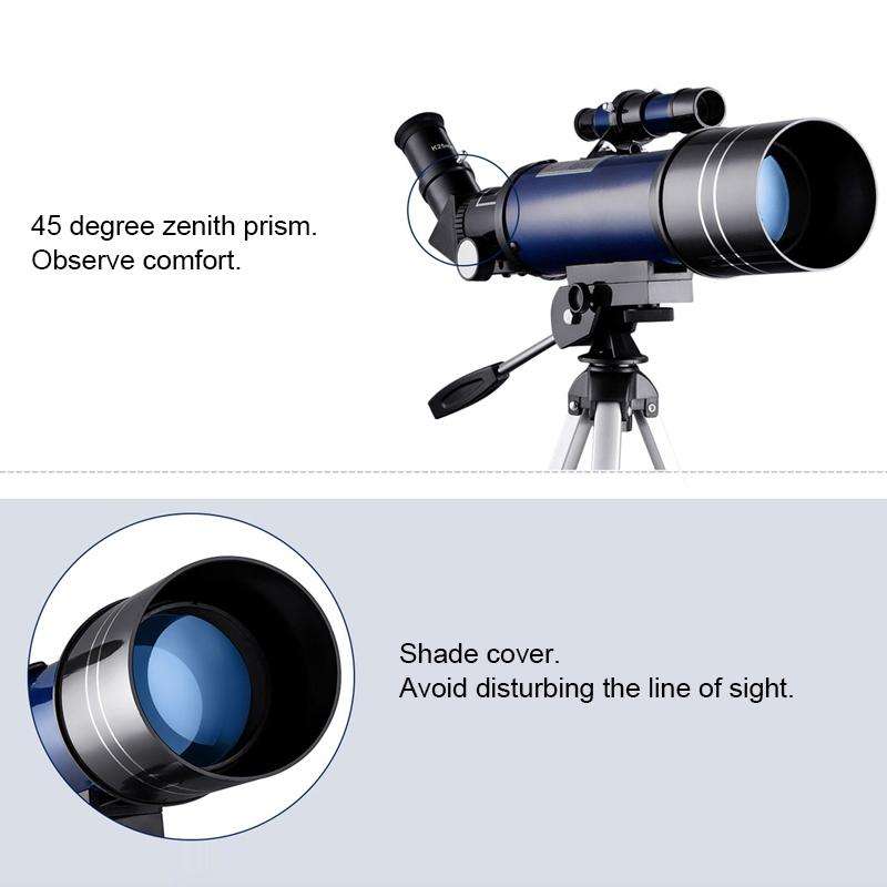WR852-3 16x/66x70 High Definition High Times Astronomical Telescope with Tripod & Phone Fixing Cl...