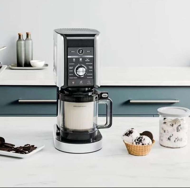For Ninja NC299AMZ NC300 Ice Cream Storage Containers with Lids, Speci: 2 Cups+Spoon
