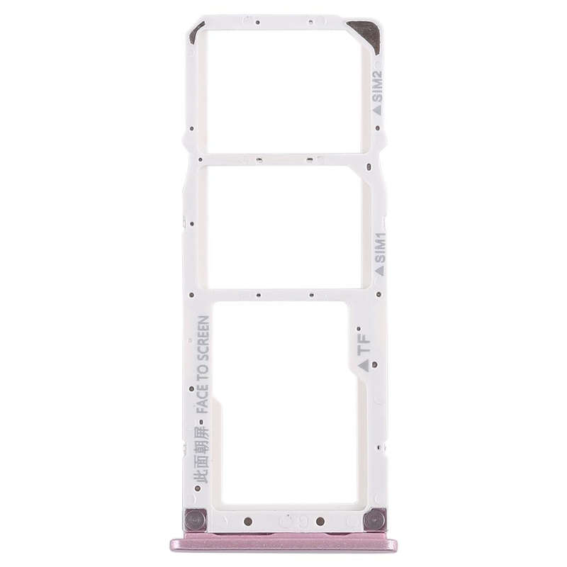 2 x SIM Card Tray + Micro SD Card Tray for Xiaomi Redmi 6 Pro(Rose Gold)