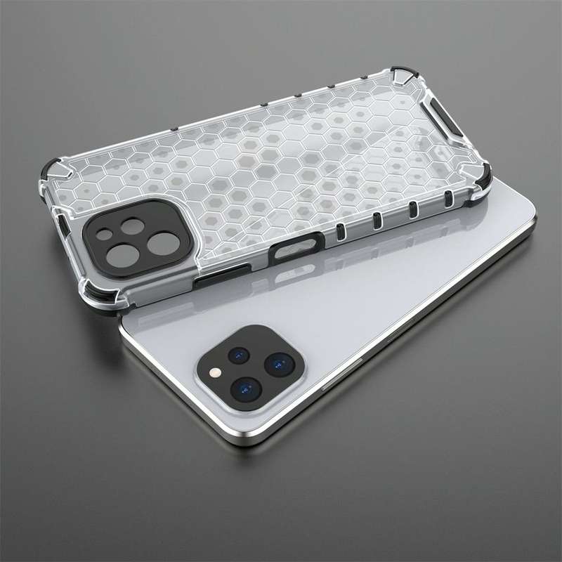For Huawei Nova Y61 4G Honeycomb Shockproof Phone Case(Black)