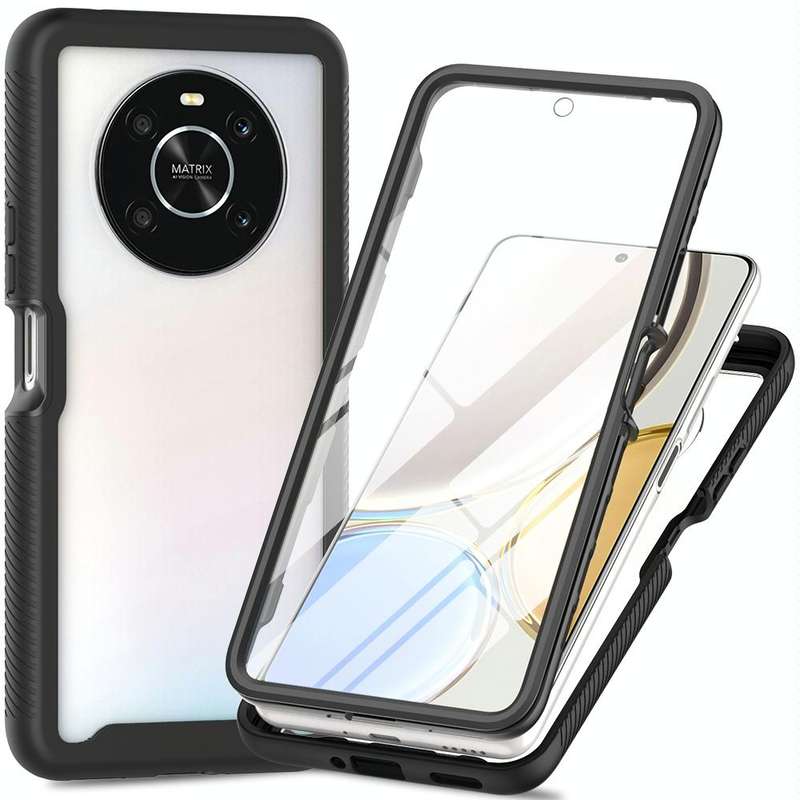 For Honor X9 4G / 5G / Magic4 Lite Starry Sky Full Body Hybrid Shockproof Phone Case(Black)