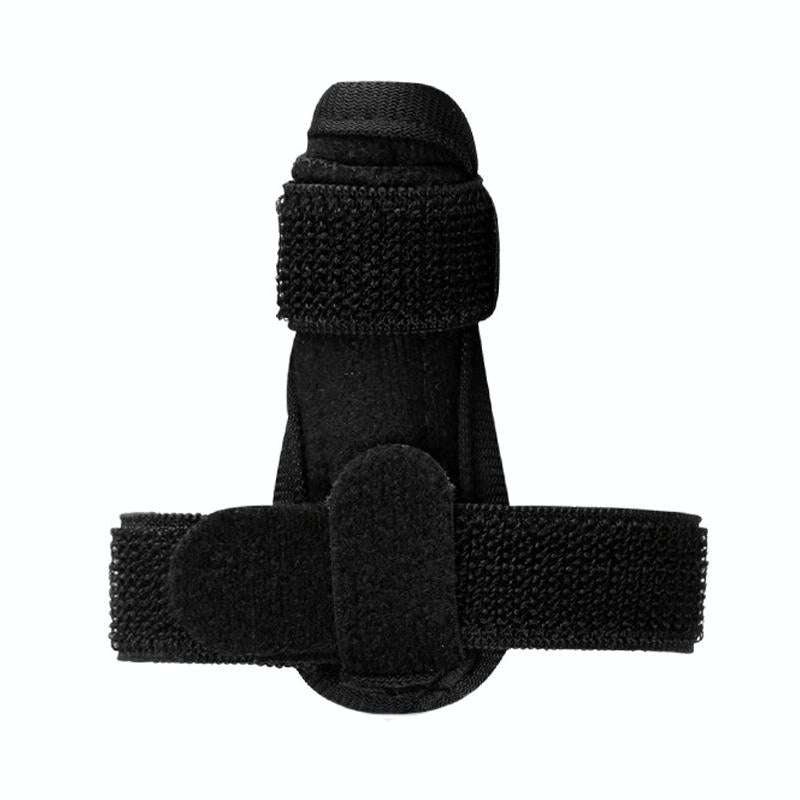 011 Finger Joint Strap Finger Dislocation Sprain Support Strap Tendon Rupture Splint(Black)