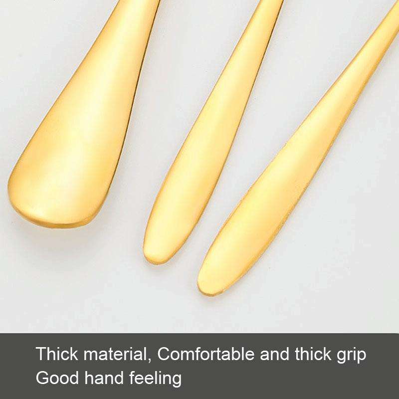 6pcs/set Stainless Steel Cake Knife And Fork Set, Color: Silver With 3-tine Forks