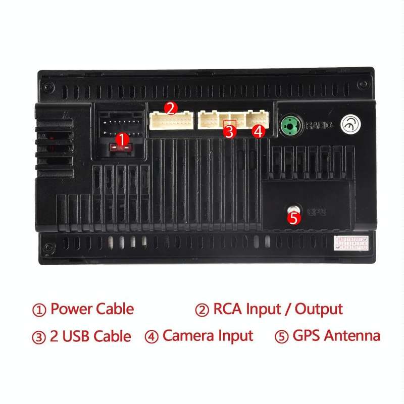 A2769 7 Inch Android Navigation WIFI Version 2+16G Vehicle Machine Central Control Large Screen, ...