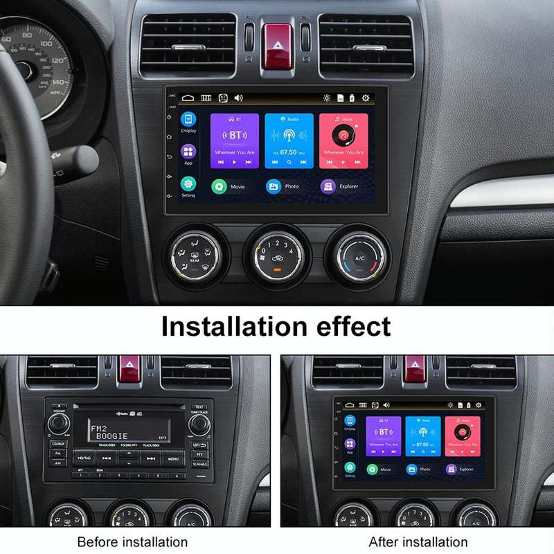 7709 7 Inch Touch Button Dual Ingot Universal MP5 Bluetooth Player, Style:, Sort by color: Standa...