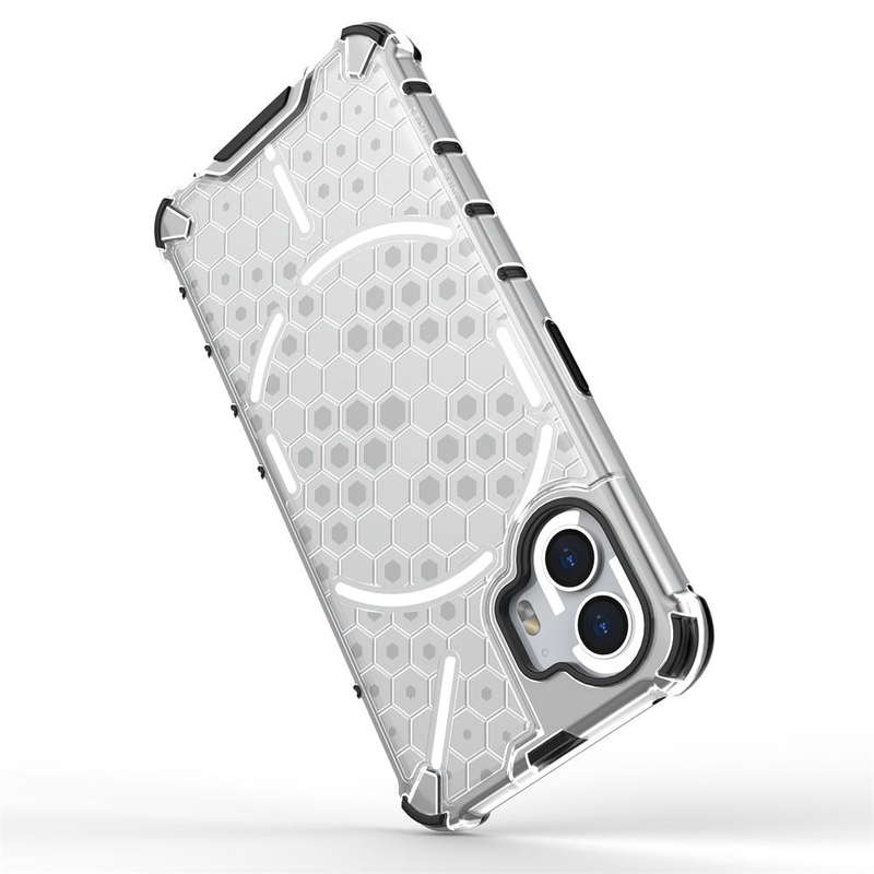 For Nothing Phone 2 Shockproof Honeycomb Phone Case(Black)