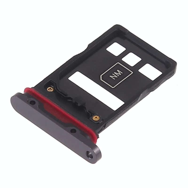 SIM Card Tray + NM Card Tray for Huawei P30 Pro(Black)