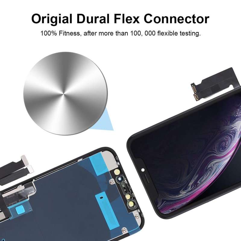 JK TFT LCD Screen for iPhone XR with Digitizer Full Assembly(Black)