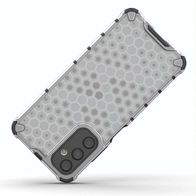 For Samsung Galaxy A05s Shockproof Honeycomb Phone Case(Black)