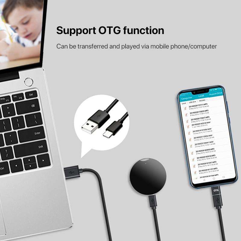 MZ008 Smart HD Noise Reduction Recorder, Capacity:32GB