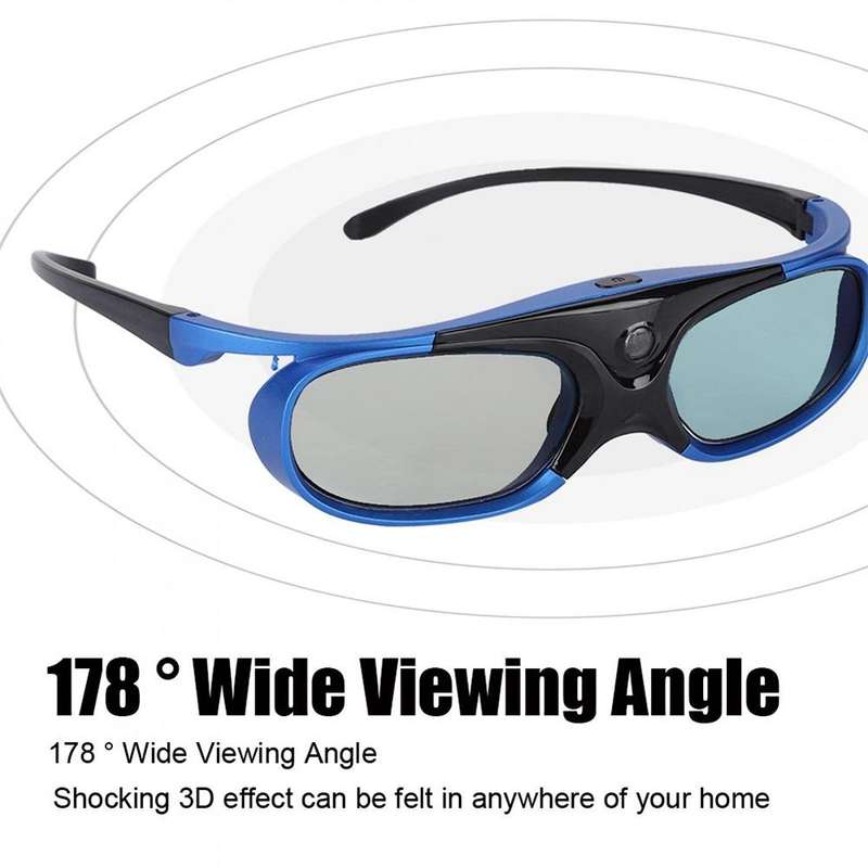 Active Shutter Rechargeable 3D Glasses Support 96HZ/120HZ/144HZ For XGIMI Z4X Z5 H1 JmGo G1 G3 X1...