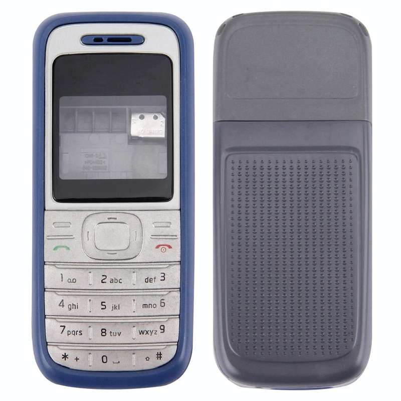 Full Housing Cover (Front Cover + Middle Frame Bezel + Battery Back Cover) for Nokia 1200 / 1208 ...