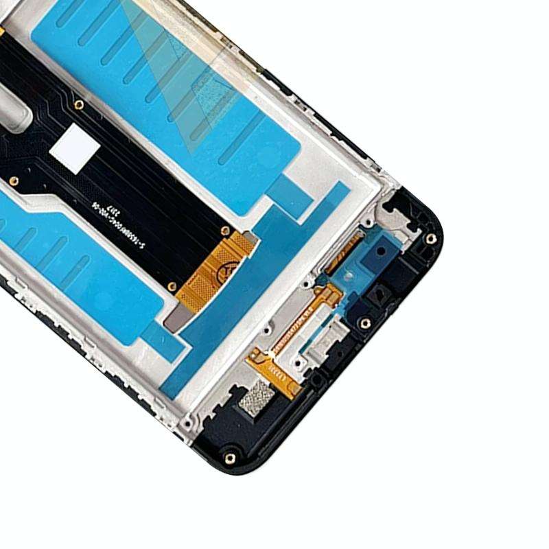 For ZTE Blade A73 4G 7060 LCD Screen Digitizer Full Assembly with Frame