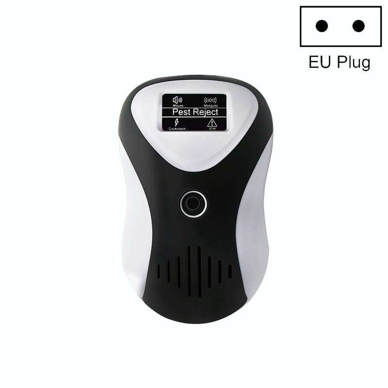 Ultrasonic Multifunctional Mouse Repeller Energy-Saving Silent Insect Repeller, Plug Type:EU Plug...