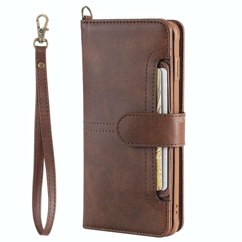 For Galaxy S10 Multifunctional Detachable Magnetic Horizontal Flip Leather Case with Card Slots &...