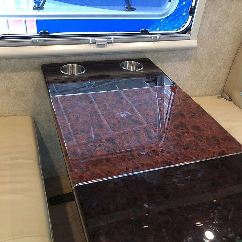Stainless Steel Drop-in Cup Holder Table Drink Holder for RV Car Truck Camper, Size: 6.8 x 5.6cm