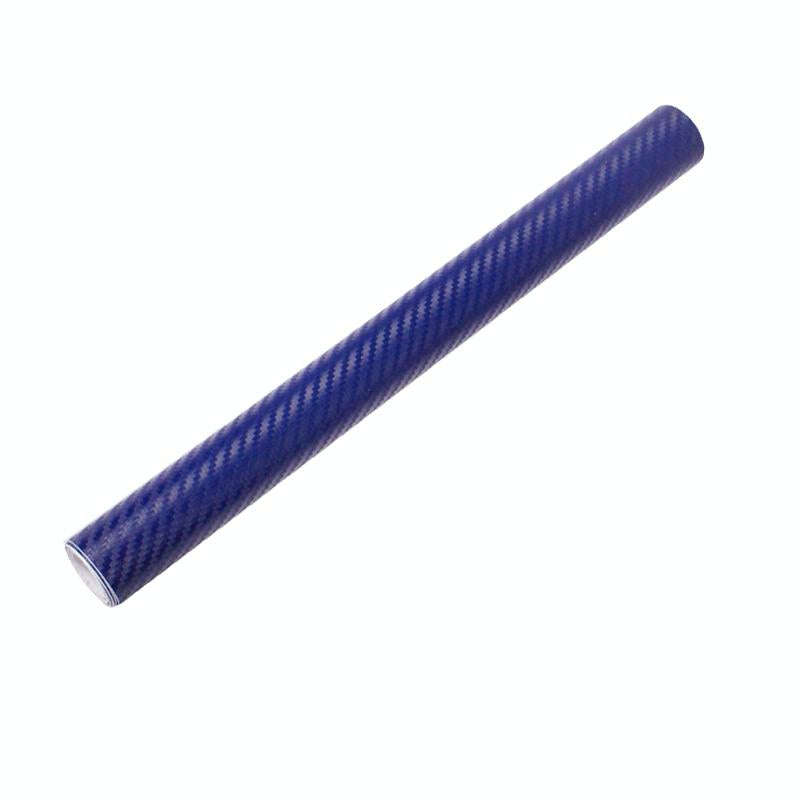 Car Decorative 3D Carbon Fiber PVC Sticker, Size: 152cm x 50cm(Blue)