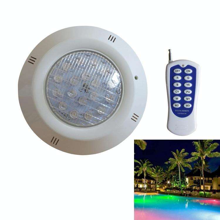 Swimming Pool ABS Wall Lamp LED Underwater Light, Power:9W(Colorful + Remote Control)