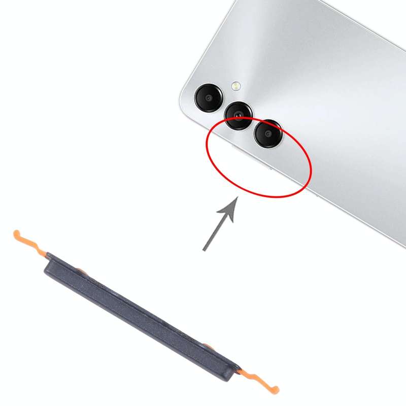 For Samsung Galaxy A05s SM-A057F 10pcs Original Power Button and Volume Control Button (Black)