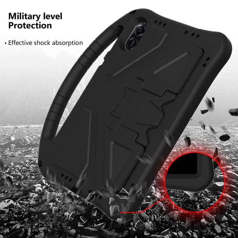 For Honor Pad X9 EVA Shockproof Tablet Case with Holder(Black)