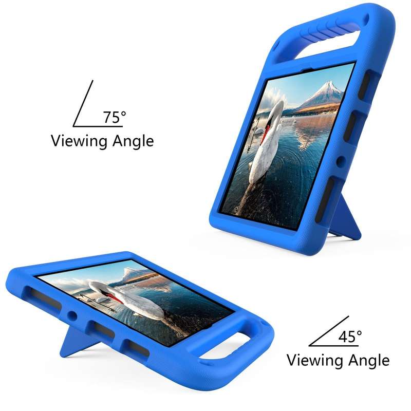 For Amazon Fire HD 10 2021 Handle Portable EVA Shockproof Anti Falling Protective Case with Trian...