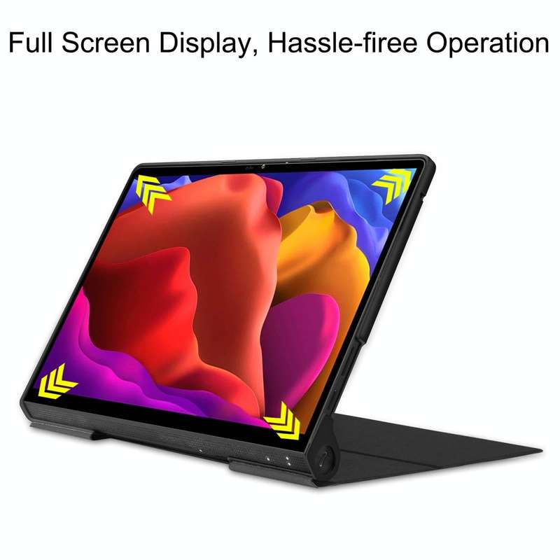 For Lenovo Yoga Pad Pro 13 inch YF K606F Custer Texture Horizontal Flip PU Leather Case with Hold...