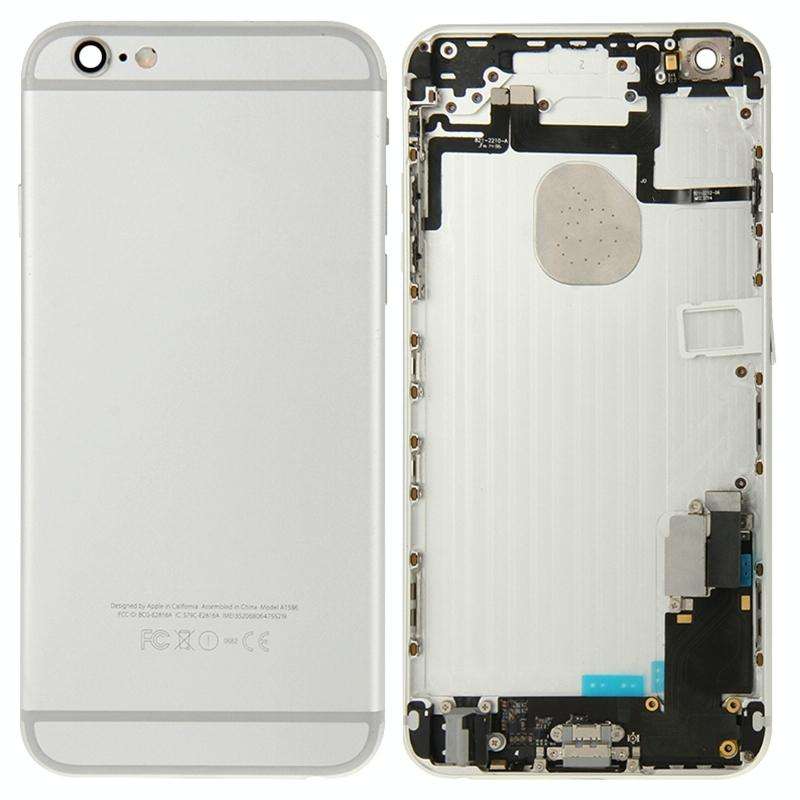 Full Housing Back Cover for iPhone 6 Plus(Silver)